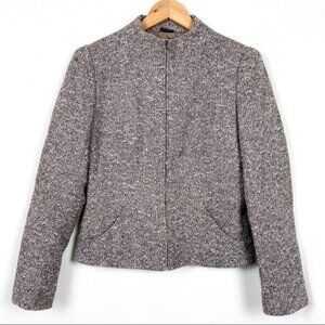 Alexander McQueen Tweed Wool Blazer Evening Jacket EU 42